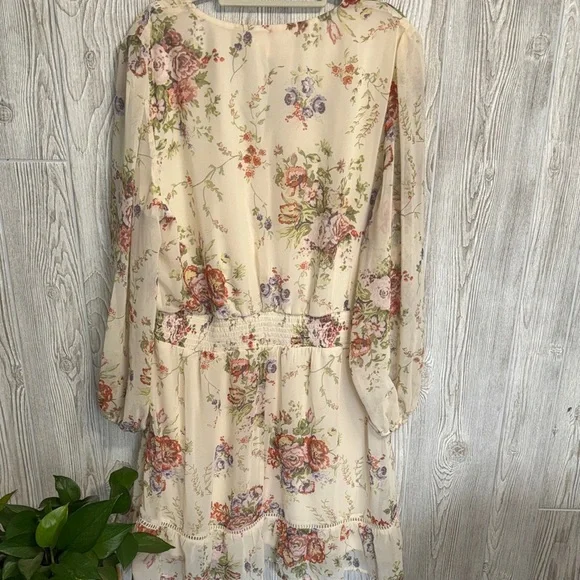 LC Lauren Conrad Floral Cream Dress - Picture 5 of 6